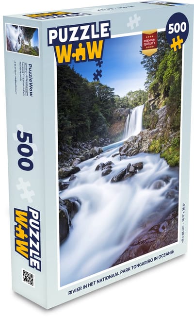 Puzzel Rivier in het Nationaal park Tongariro in Oceanië - Legpuzzel - Puzzel 500 stukjes