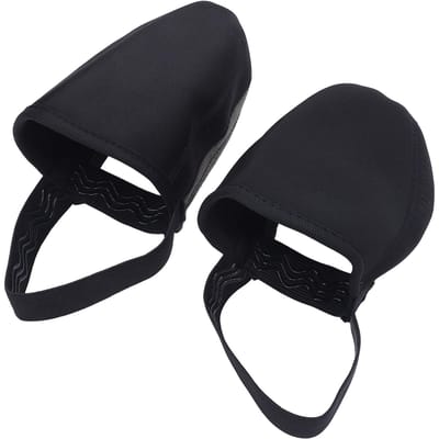 1 Paar Fietsschoen Teenbeschermers Winddicht Ademend Fietsschoen Teenbeschermer Voor Fietsen L S(for 2-4kg) black