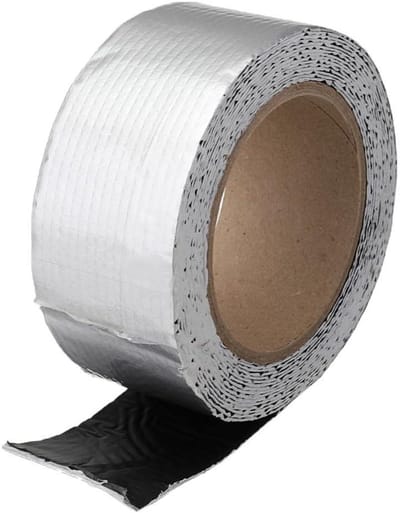 Butyl Rubber Tape - Aluminiumfolie Tape - Waterdicht Maken - Zelfklevend - 5x500 cm - Zilver