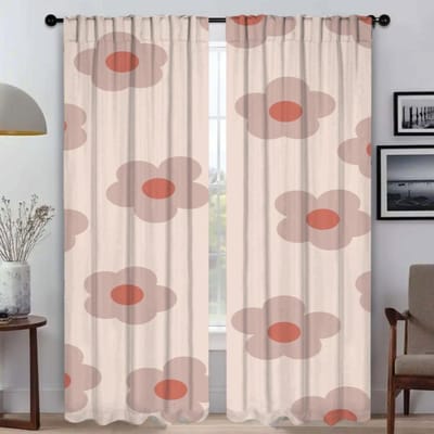 Keukengordijnen voor Woonkamer Gordijn Veel Bloemen Jaloezieën Scheidingsgordijnen Tule voor Slaapkamer Halloween Decoratie Elegant W50xH70cmx2pcs-CL