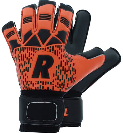 Real Mega Keepershandschoenen Kinderen - Oranje / Zwart | Maat: 4