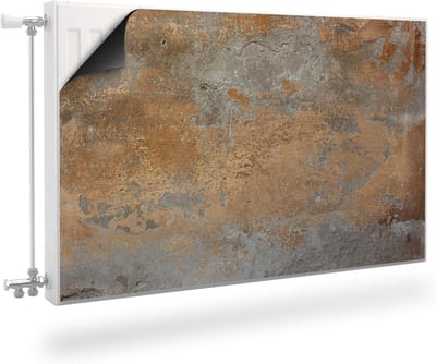 Radiatorbekleding - Magnetische afdekking - Interieur verfraaien - Geurloos en veilig - 90 x 60 cm - Betonlook