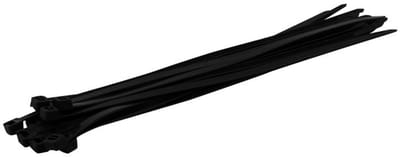 Tie wraps kabelbinders zwart 30 x 0,8 cm 100 stuks - TOPGEAR