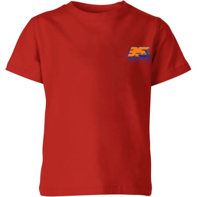 Back To The Future 35 Hill Valley Front Kids' T-Shirt - Red - 98/104 (3-4 jaar)