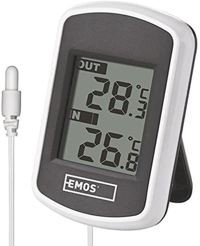 Digitale thermometer draadloos met groot display en nauwkeurigheid van 0,1 °C