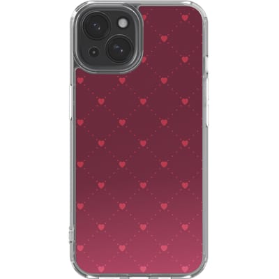 imoshion Hoesje - Geschikt voor Apple iPhone 15 - Design hoesje - Crush Check Coral Dust