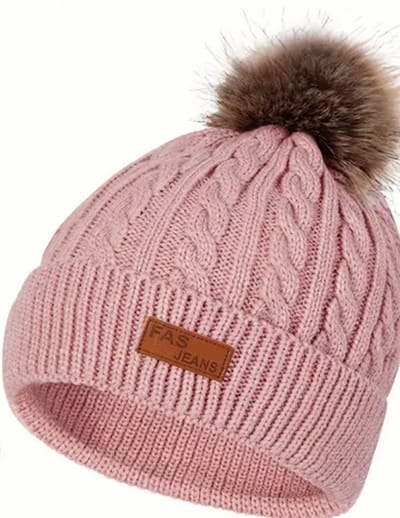 dames winter muts roze
