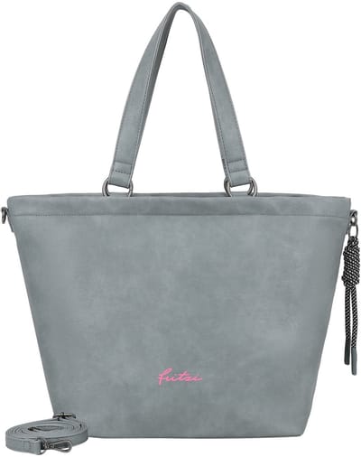 Fritzi aus Preußen shopper schoudertas Lou Shopper Blue-Grey blauwgrijs