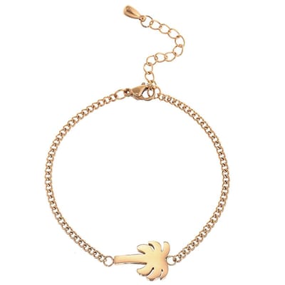 Victorious Dames Armband Rose Goud – Rosegouden Palmboom – 14 t/m 18cm
