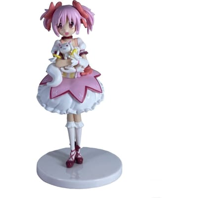 18cm Actiefiguur Puella Magi Madoka Magica Anime Figuur Kaname Madoka Magische Meisje Model Decor Beeldje Poppen Speelgoed Kerst Duurzaam Cadeau gray
