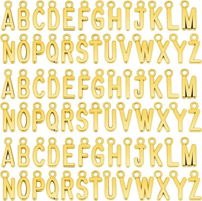 Brief Charms Mini Hoofdletters Alfabet A-Z Zinklegering Armband Ketting Hangers DIY Sieraden Maken