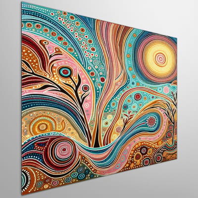 Kunstprint | Wanddecoratie | Dibond | 30 × 30 cm