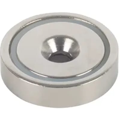 Fix-o-moll Bevestigingsmagneet - Verzonken Gat - Neodymium - 32x8mm