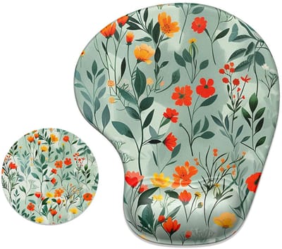 Dailygoods- Muismat Ergonomisch met Polssteun - Antislip Basis - Glad Oppervlak - Pijnverlichting - Comfortabele Kantoorbenodigdheden - Verbeterde Precisie