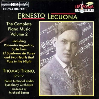 Thomas Tirino, Polish National Radio Symphony, Michael Bartos - Lecuona: Complete Piano Music Vol 2 (CD)