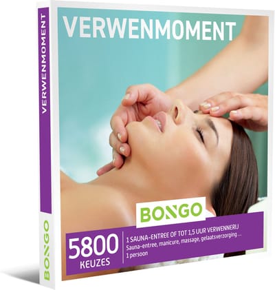 Bongo Bon - Verwenmoment Cadeaubon - Cadeaukaart cadeau voor man of vrouw | 5800 wellnessarrangementen: massage, manicure, kappersbezoek en meer
