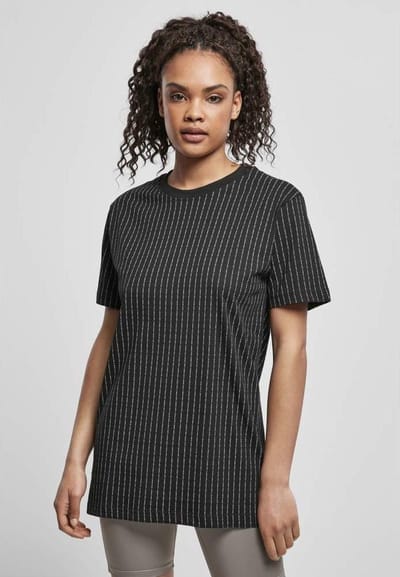 Urban Classics Dames Tshirt -XL- Fuckyou Zwart