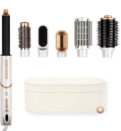 BrinQ Goods 7-in-1 Airstyler - Multistyler - Fohnborstel Kort Haar - Föhnborstel - Haarstyler - Haardroger - Warmteborstel - Krulborstel - Krultang - Stijlborstel - Roterende Kabel