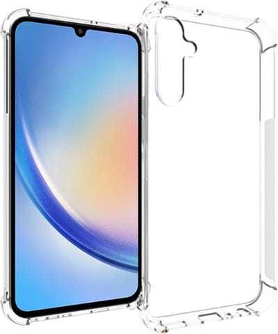 Coverup Hoesje - Geschikt voor Samsung Galaxy A25 Hoesje - Coverup TPU Back Cover met AirBag Corners - Transparant