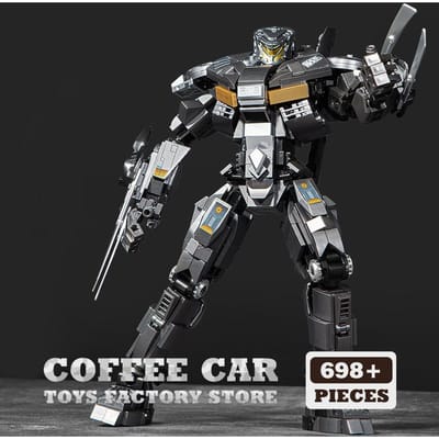 Bouwstenen Mech Robot Model Beweegbare Gewrichten Zware Mecha Krijger MOC Blokken Kinder Speelgoed Gevechtsklare Pantser Cadeaus