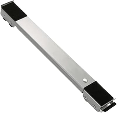 Meubelrollers Onderstel - Apparaat Verrijders - Zwaar Meubel Verplaatsen - Verstelbare Breedte - 43-69cm Lengte - Zilver