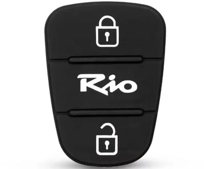 TLVX Sterke Rubberen knoppen Geschikt voor Autosleutel Behuizing Kia Rio / Ter vervanging van Originele Sleutel Rubber Knoppen / Afstandsbediening Auto / 2 knops / 2 knoppen / 1 stuks
