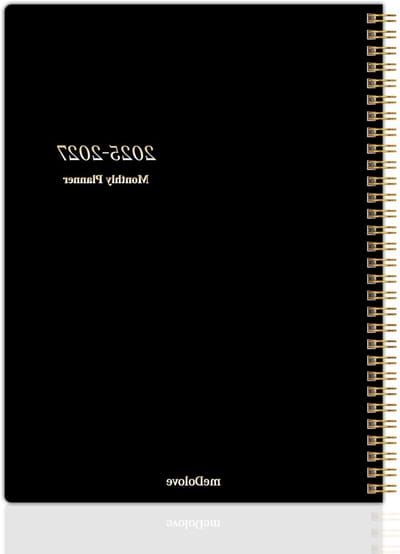Maandplanner 2025-2027 - Agenda Overzicht - Planning Maken - 24 Maanden Tracker - 19 x 25 cm - Zwart