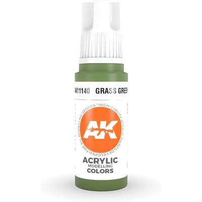 Grass Green Acrylic Modelling Color - 17ml - AK-11140