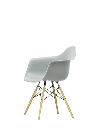 Vitra - DAW Eames Plastic Armchair - lichtgrijs RE - honingkleurig essenhout - 4 - 6 Wochen