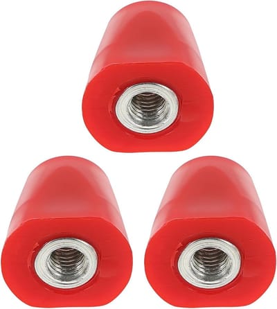 Hekwerk Reparatie Set - Reserve Onderdelen - Sportuitrusting Onderhoud - Compacte Onderdelen - 20x20x17 mm - Rood