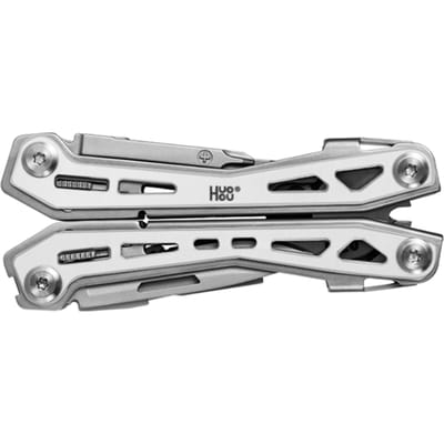 Huohou K20 Multitool Vouwmes 20-in-1 – roestvrijstalen zaktool met tang, draadknipper, schroevendraaier, veiligheidsvergrendeling & vervangbaar