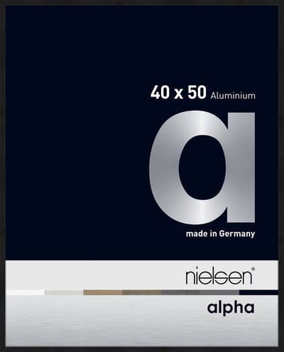 Nielsen Alpha Aluminium Wissellijst Black Matt 40x50cm