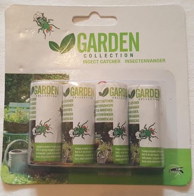 Vliegenvanger plakstrip kleefband – Insectenvanger – Vliegenpapier – Milieuvriendelijk - Set van 4 rollen