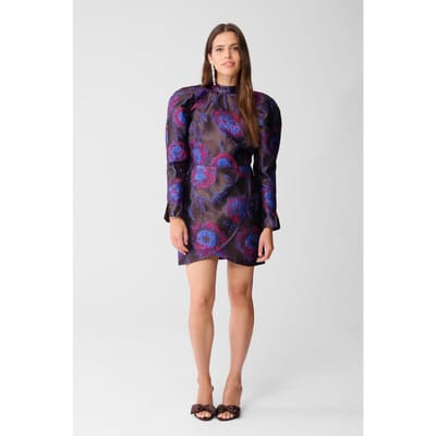 Shoeby La-sbjacquard Party Sleeve Dress Various Maat: XS | Mini Jurken Outlet | Dames | Zwart