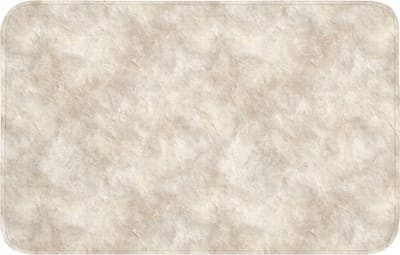 Badmat 80x50 cm - Antislip - Beige - Reliëfstructuur - Natuursteen - Badmatten voor badkamer - Badkamermat - Douchemat - Badkamer mat