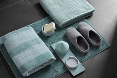 Beddinghouse Sheer - Katoen - Handdoek - 50x100 cm - Groen