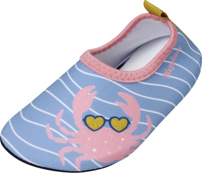 Playshoes - Uv-waterschoenen voor meisjes - Krab - Lichtblauw/roze - maat 20-21EU
