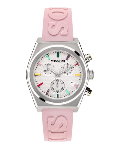 Missoni Active MWKC00122 Horloge - Siliconen - Roze - Ø 40 mm