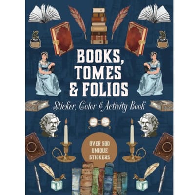Books, Tomes & Folios Sticker, Color & Activity Book - Sticker Activity Deluxe - Editors of Chartwell Books