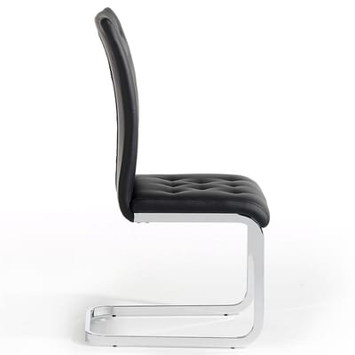 Schommelstoelen CHLOE, set van 4 - Zwart