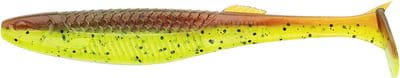 Rapala Crushcity The Kickman Motor Oil Chartreuse 10cm Motor Oil Chartreuse
