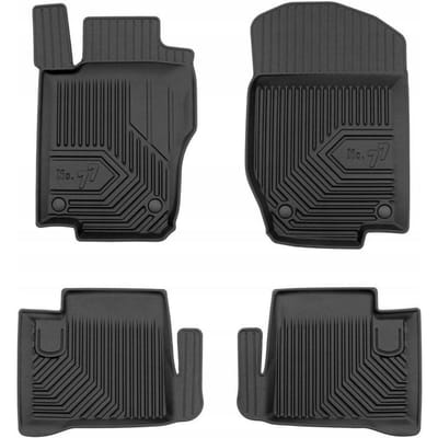 Frogum No.77 Rubberen Automatten Set – Geschikt voor MERCEDES ML W164 2005-2011 – 4-delig – TPE Premium Kwaliteit – Hoge Rand 4 cm – Geurloos – Zwart