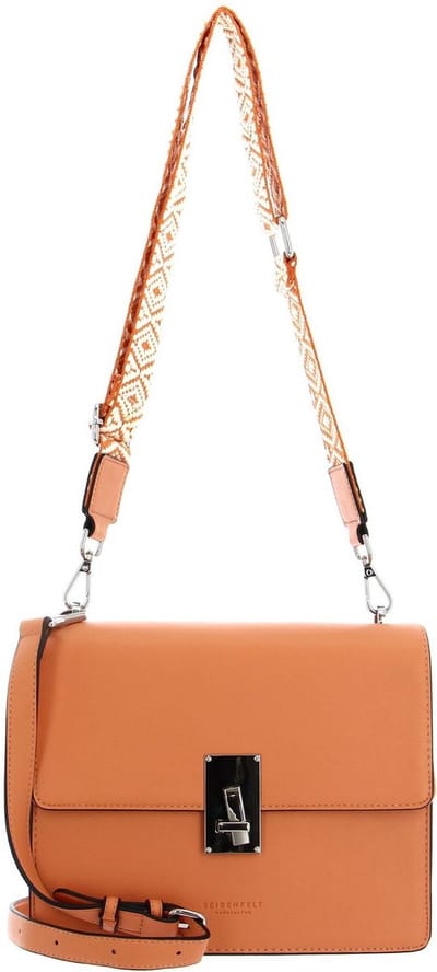 SEIDENFELT MANUFAKTUR Schoudertas Birsta Bag Papaya Oranje