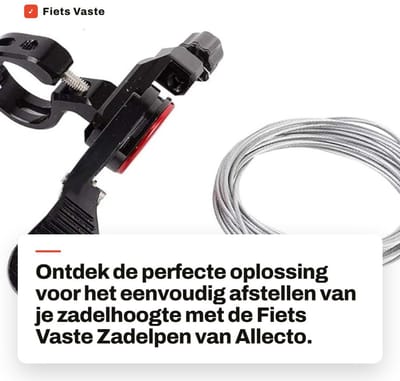 Dailygoods- Zadelpen Verstelbaar - Afstandsbedieningshendel - Aluminiumlegering - Slijtvast - Compatibel met Kabelbediende Zadelpennen - Lange Levensduur - Dropper Post