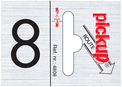Pickup Route alulook 25x44 mm - cijfer 8