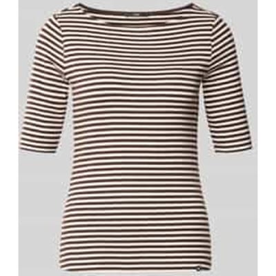 Slim fit t-shirt van katoenmix