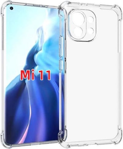 MobyDefend Hoesje - Geschikt voor Xiaomi Mi 11 - Transparante Shockproof TPU Backcover - Verstevigde Hoeken - Volledig Doorzichtig