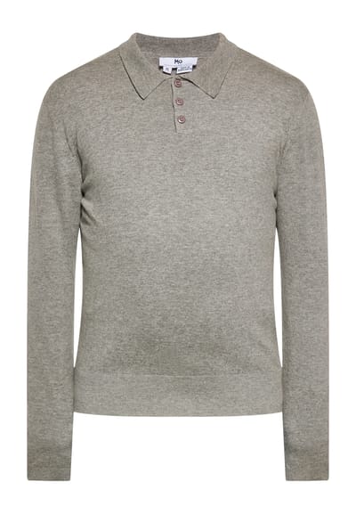 Mo Vest Heren grijs melange