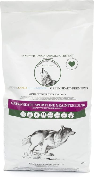 Greenheart hondenvoer Sportline Grain Free 12 kg - Hond