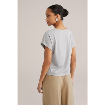 WE Fashion T-shirt Light Grey Taglia: XS | Maglie Sportivi Outlet | Donna | Grigio